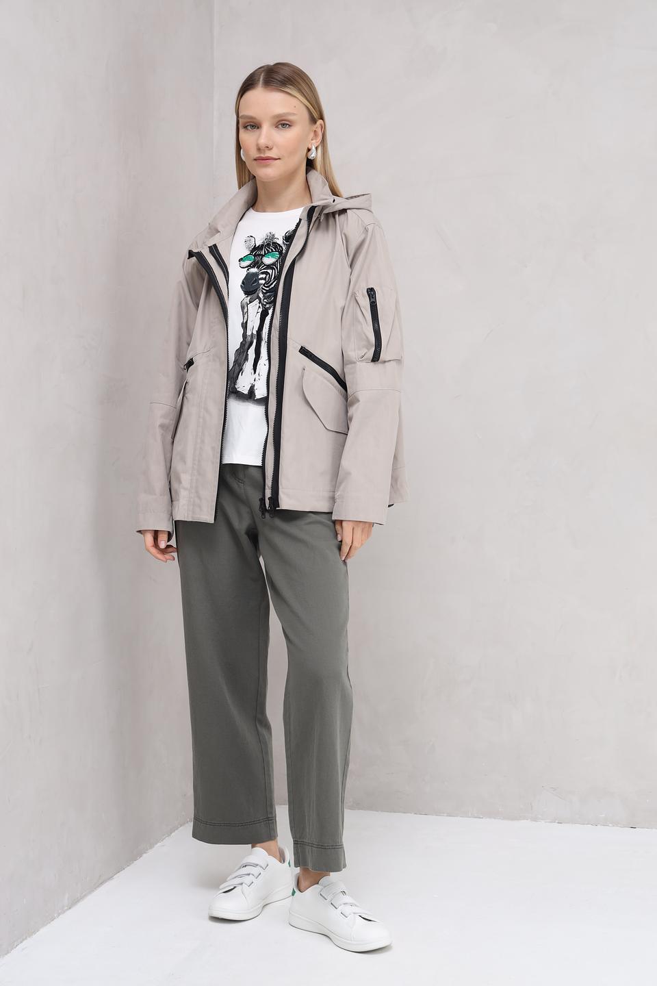 Ветровка White Label бежевая