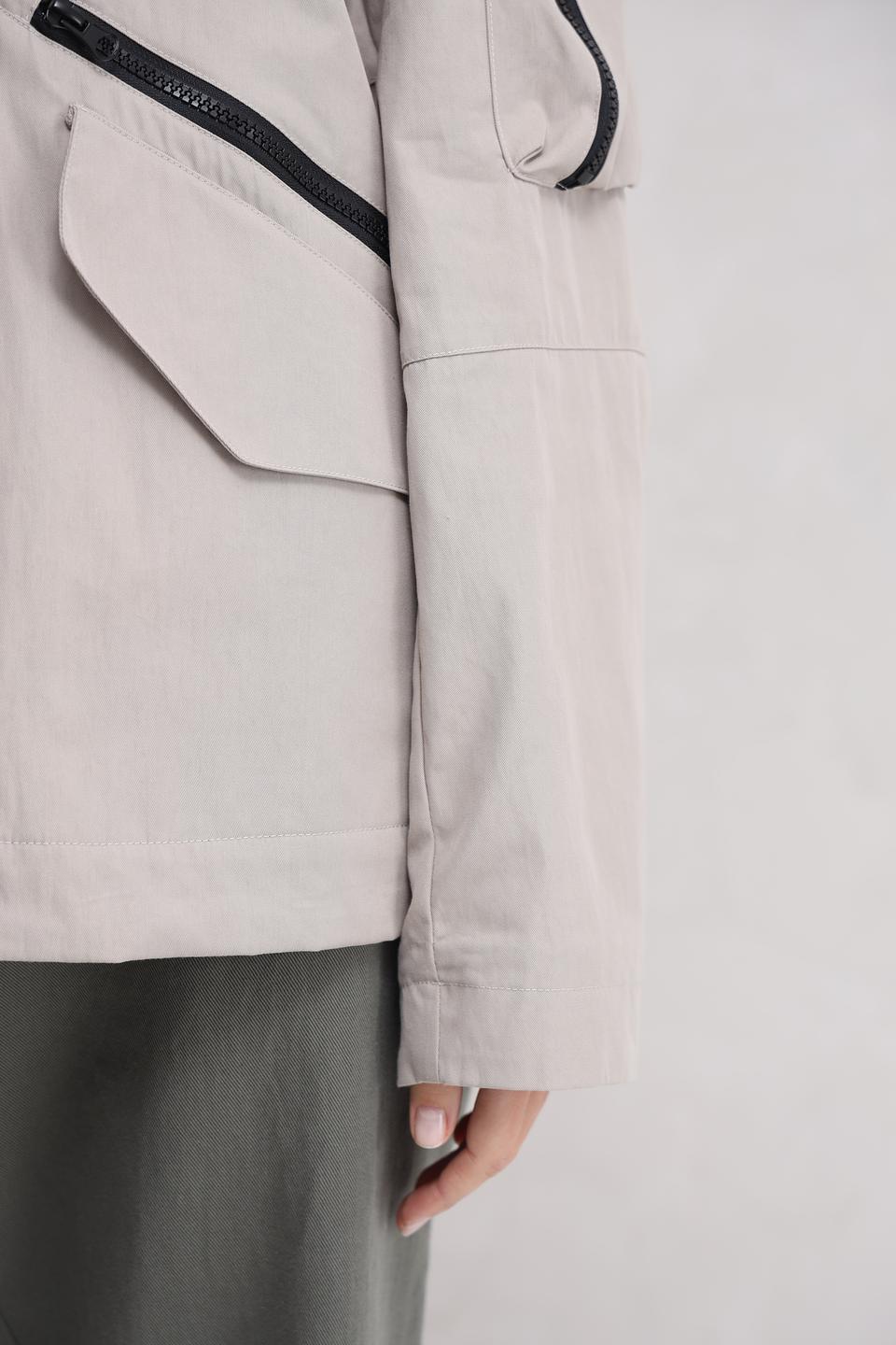 Ветровка White Label бежевая