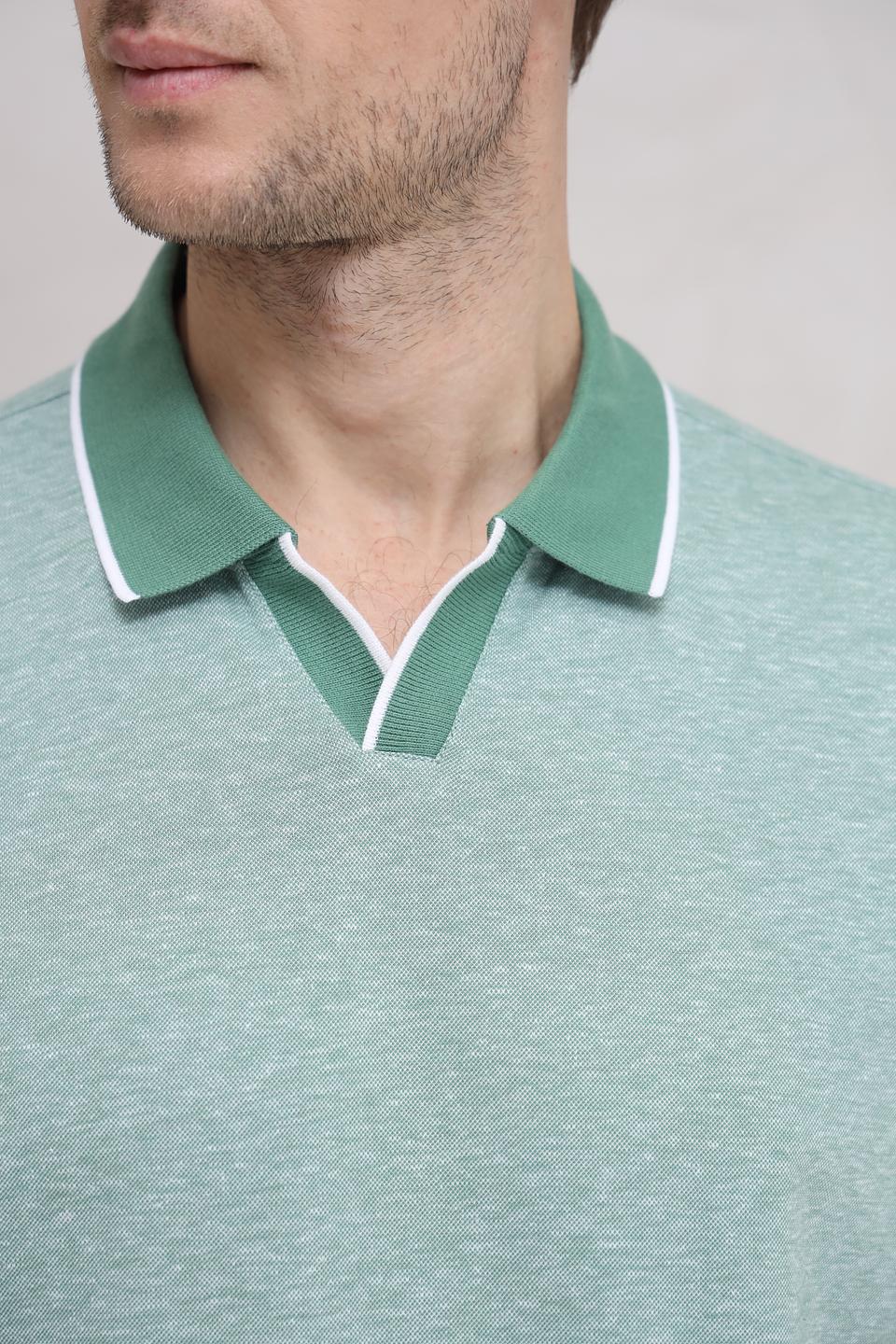 Поло Bugatti мужское мятное