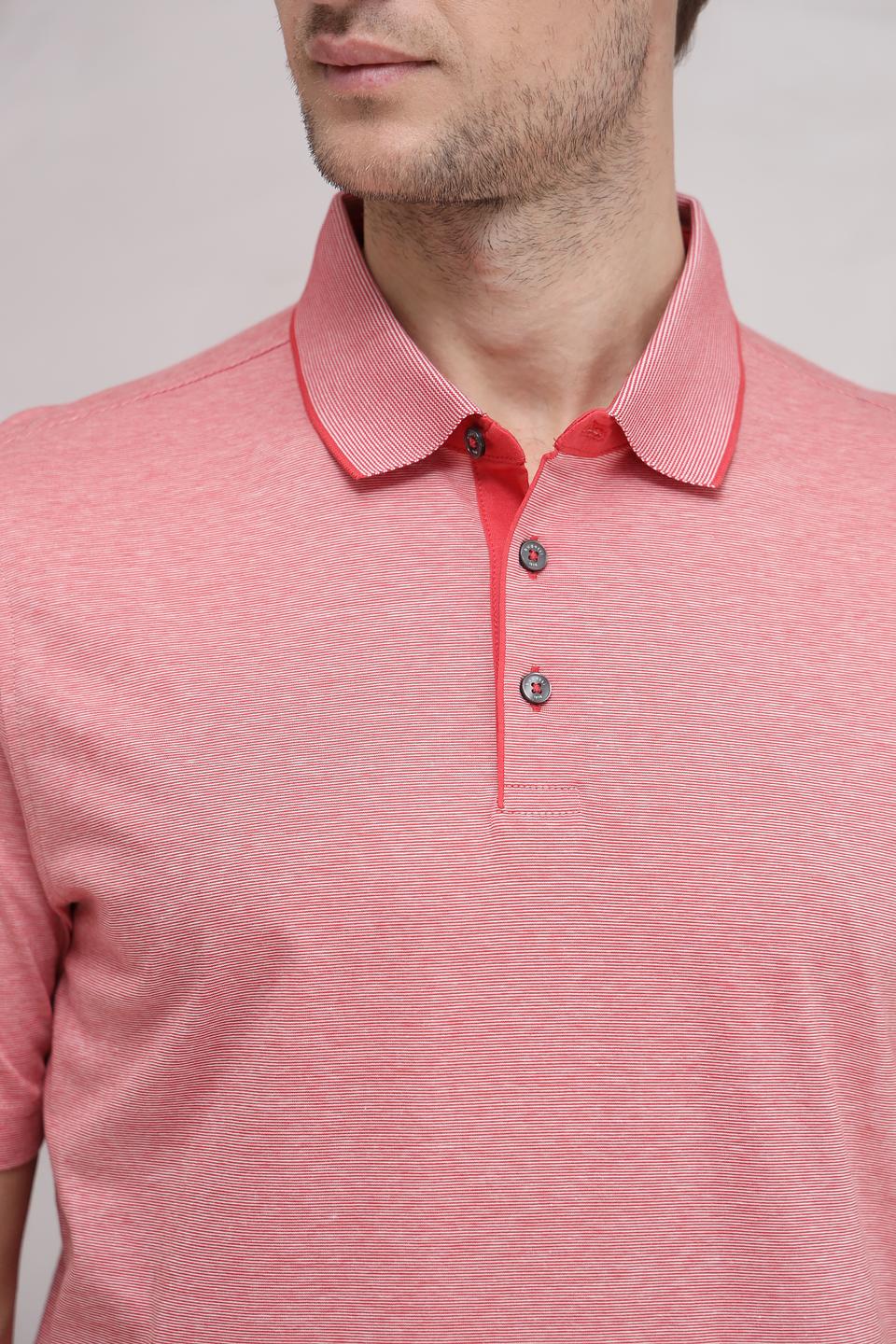 Поло Bugatti мужское персиковое