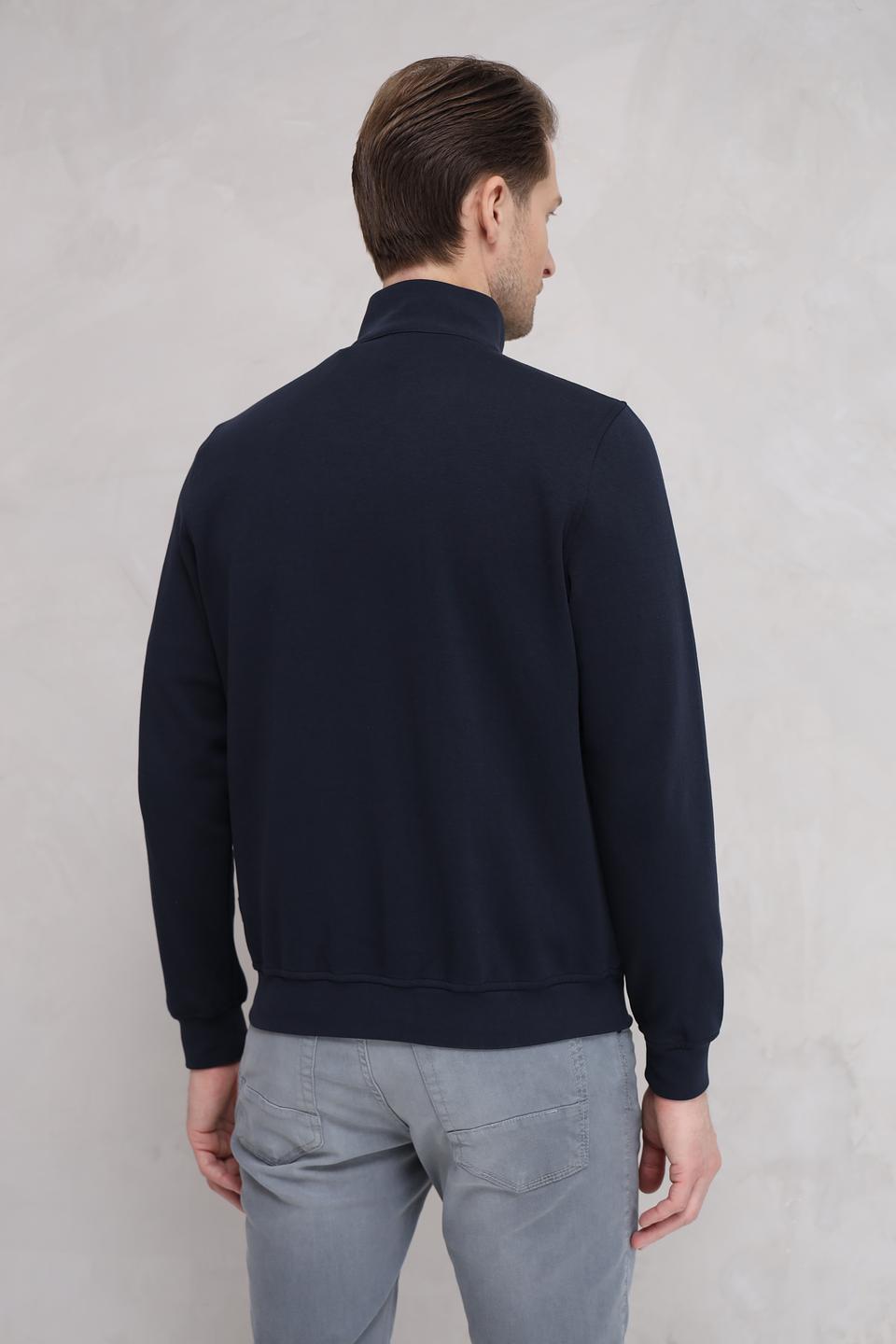 Кардиган Bugatti стеганый темно-синий