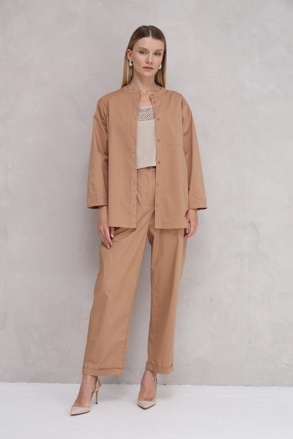 Брюки классические UNQ бежевые