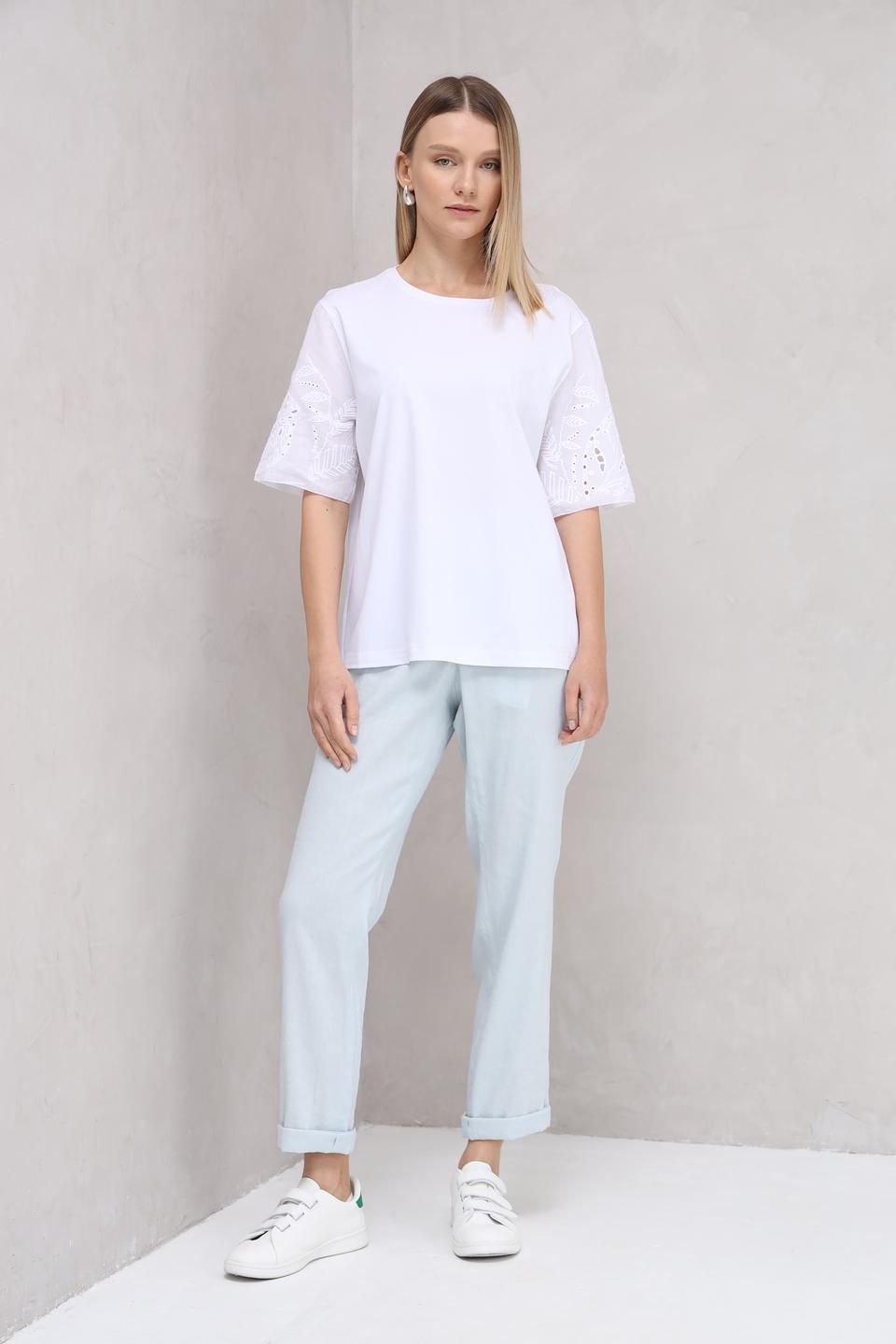 Брюки Marc Cain светло-голубые