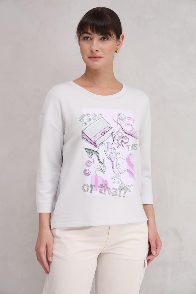 Пуловер Monari с принтом