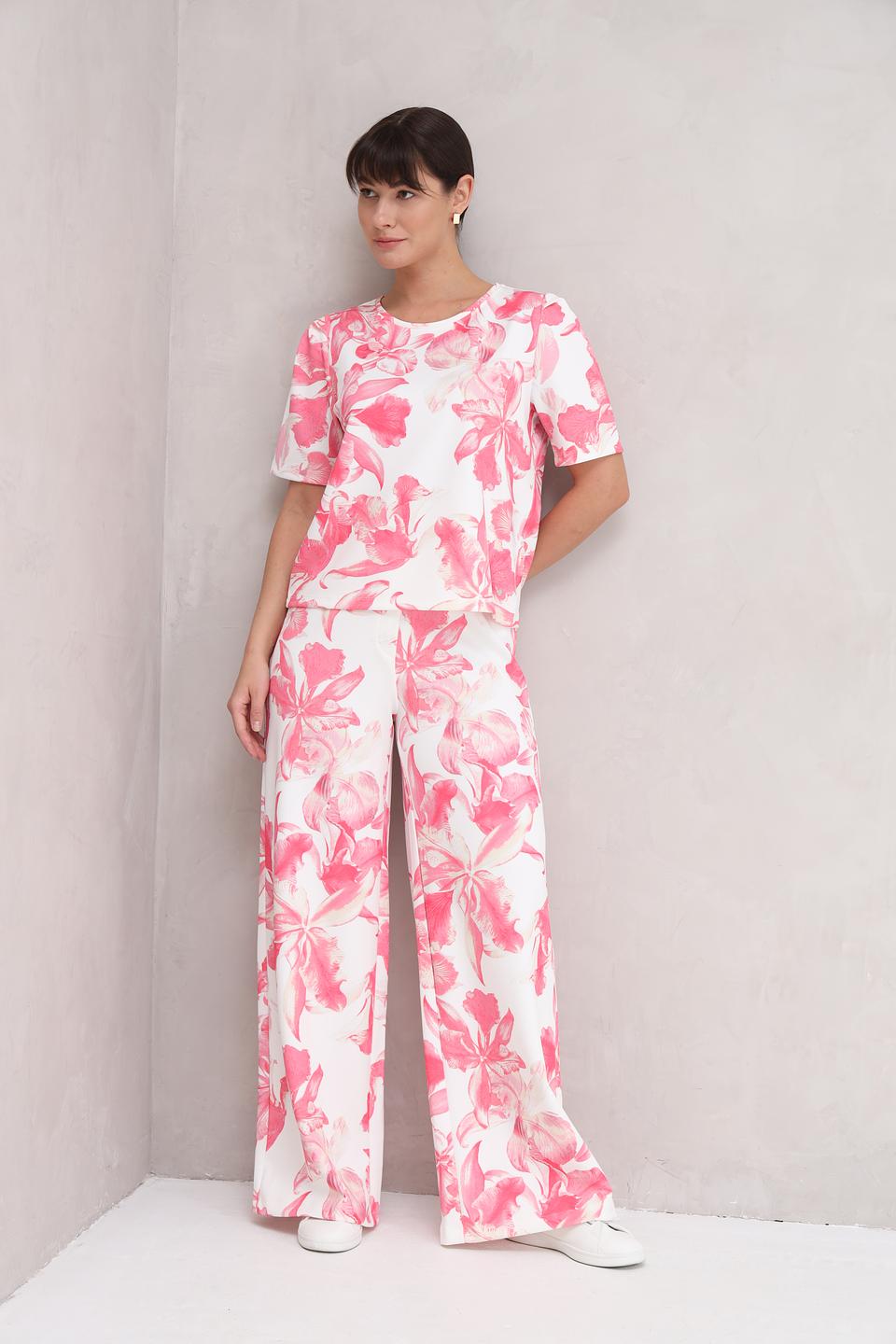 Брюки Monari с цветочным принтом