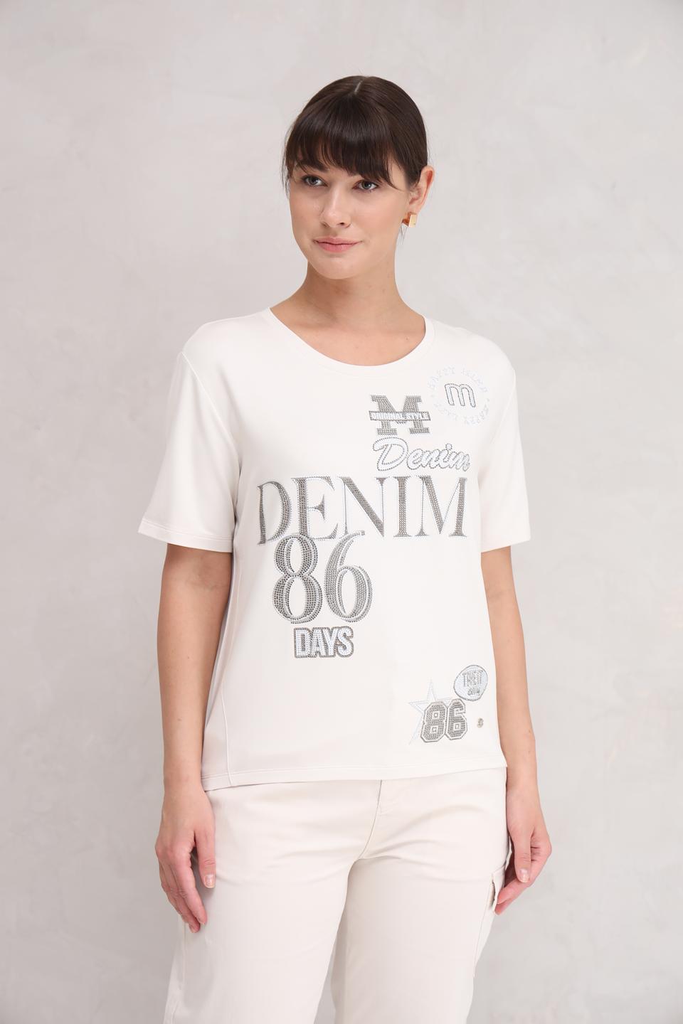 Футболка Monari Denim 86 белый