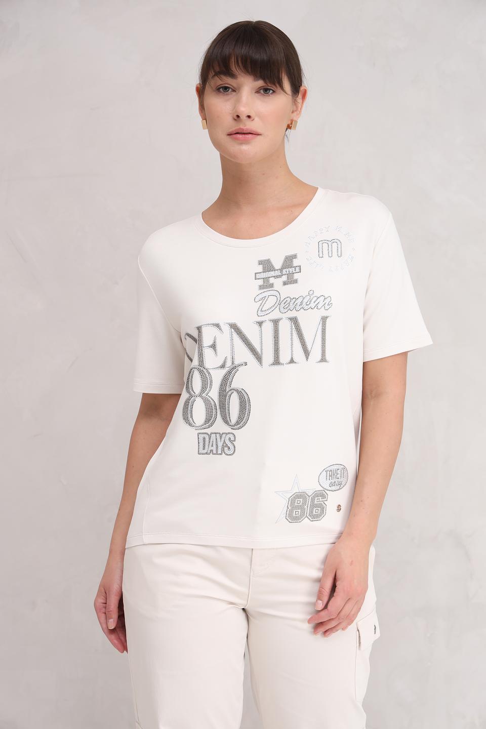 Футболка Monari Denim 86 белый