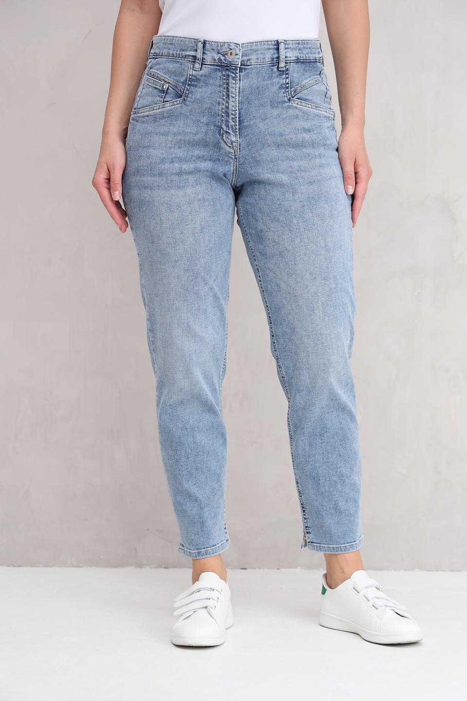 Джинсы Ppep. mom fit голубые