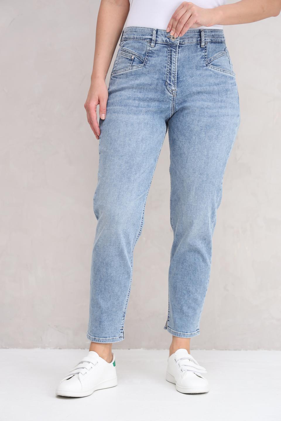 Джинсы Ppep. mom fit голубые