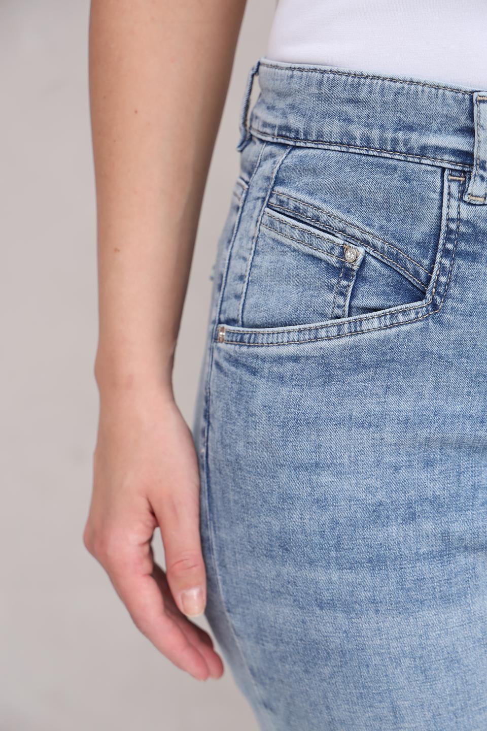 Джинсы Ppep. mom fit голубые