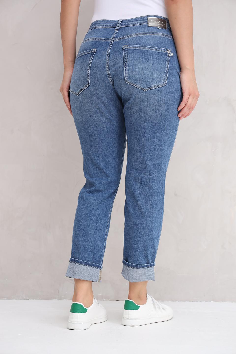 Джинсы Ppep. укороченные голубые