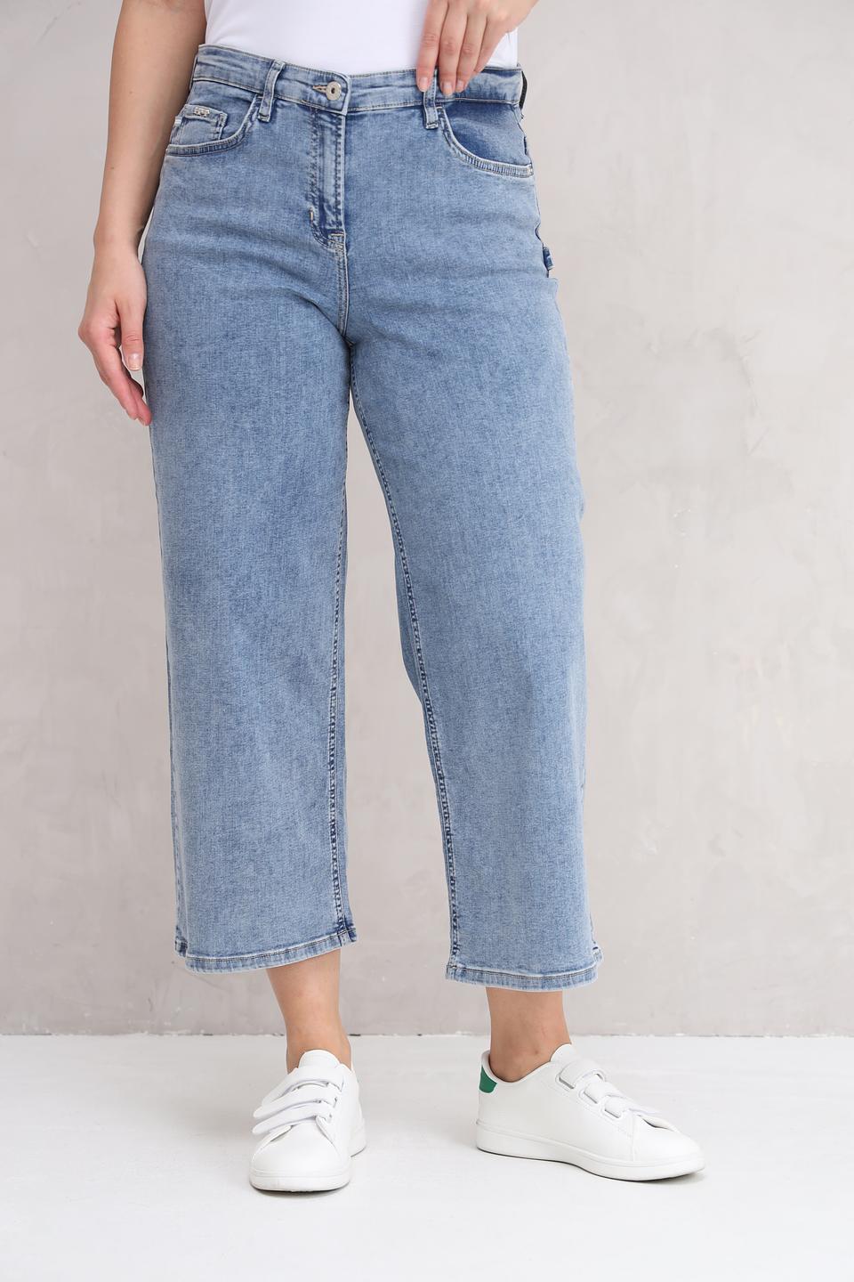 Джинсы Ppep. кюлоты голубые