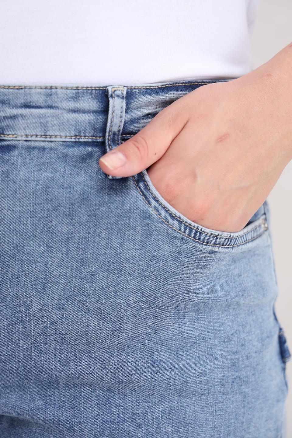 Джинсы Ppep. кюлоты голубые