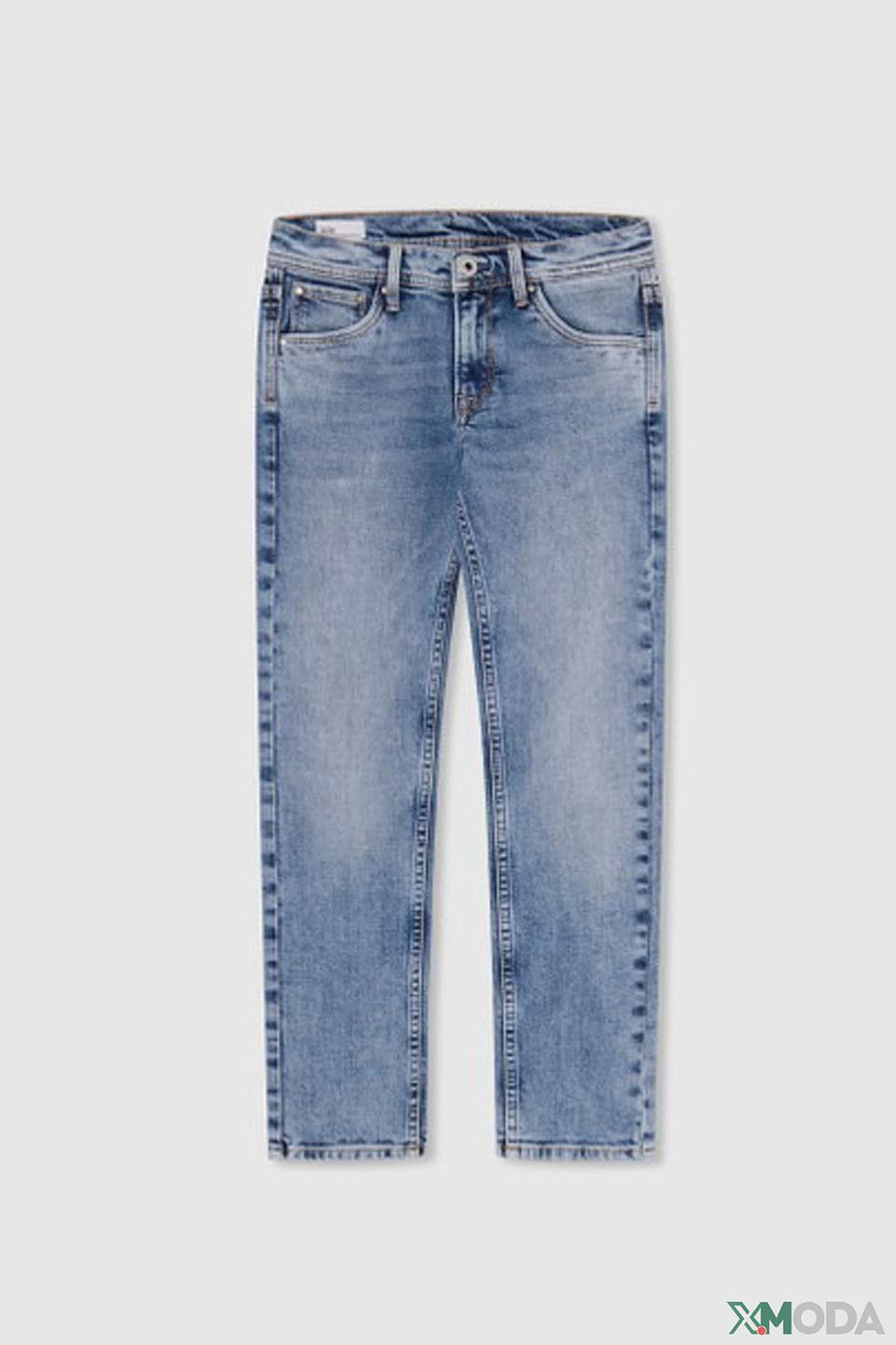 Брюки Pepe Jeans London голубые