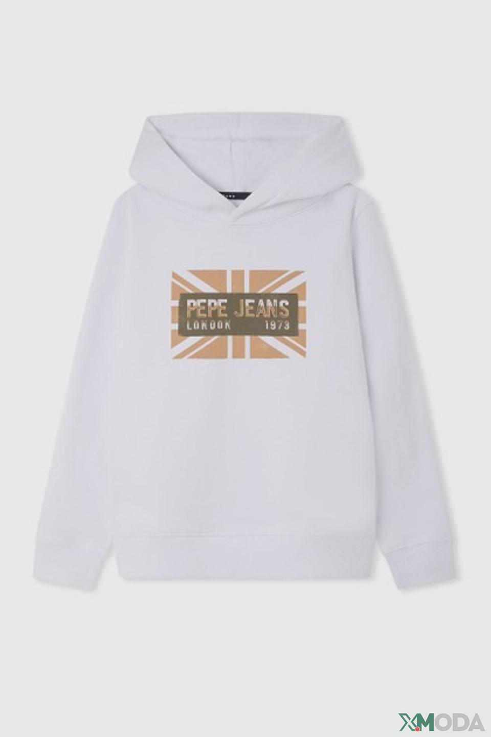 Худи Pepe Jeans London белый