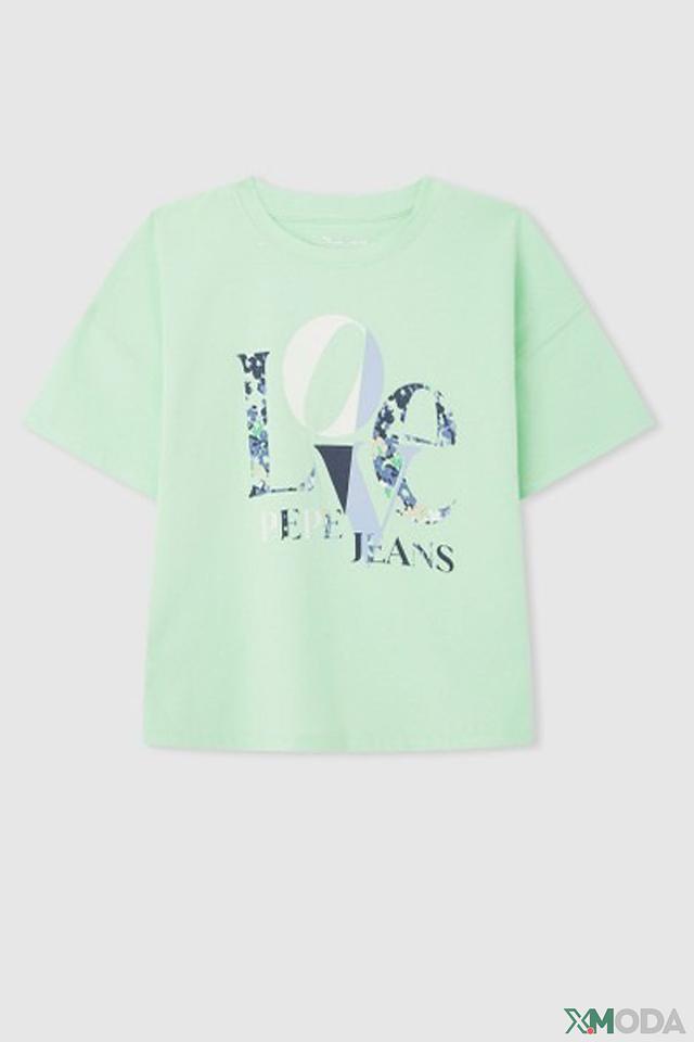 Футболка Pepe Jeans London мятная