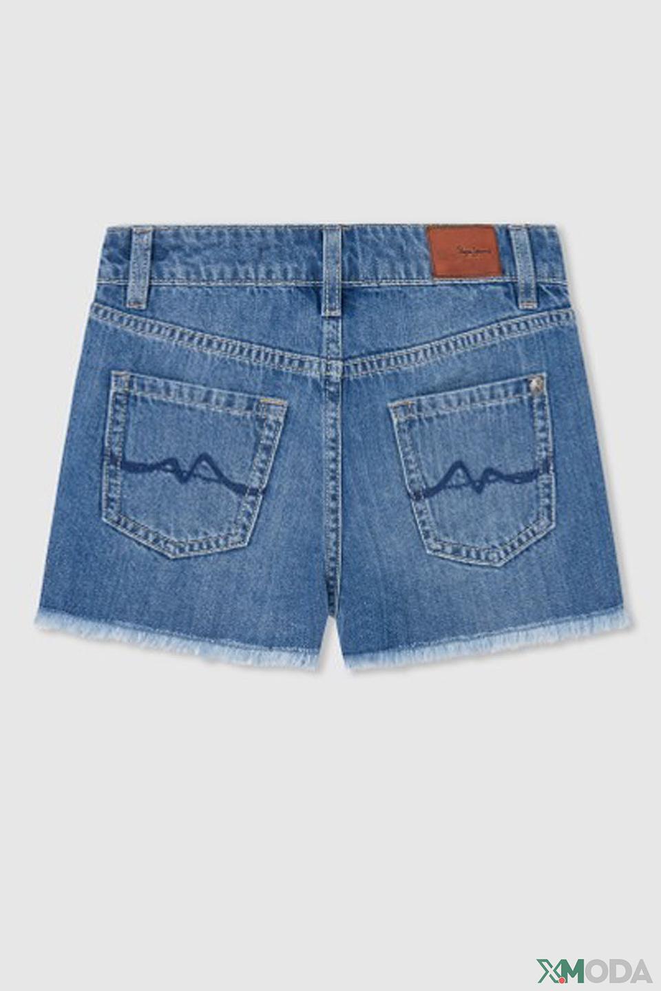 Шорты Pepe Jeans London деним голубой