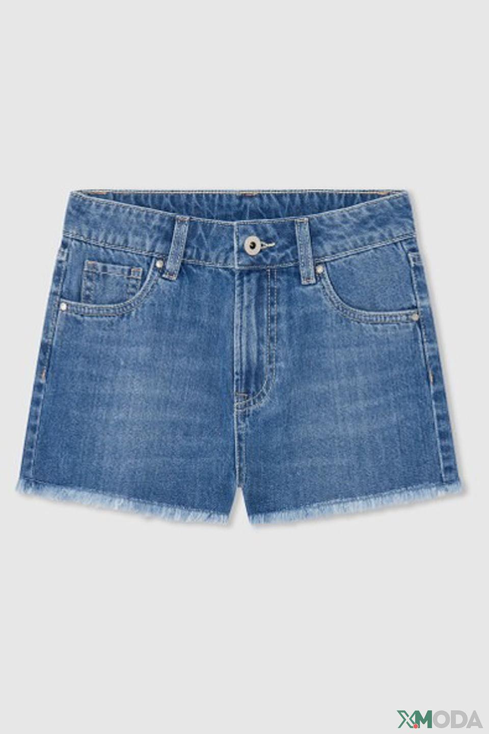 Шорты Pepe Jeans London деним голубой