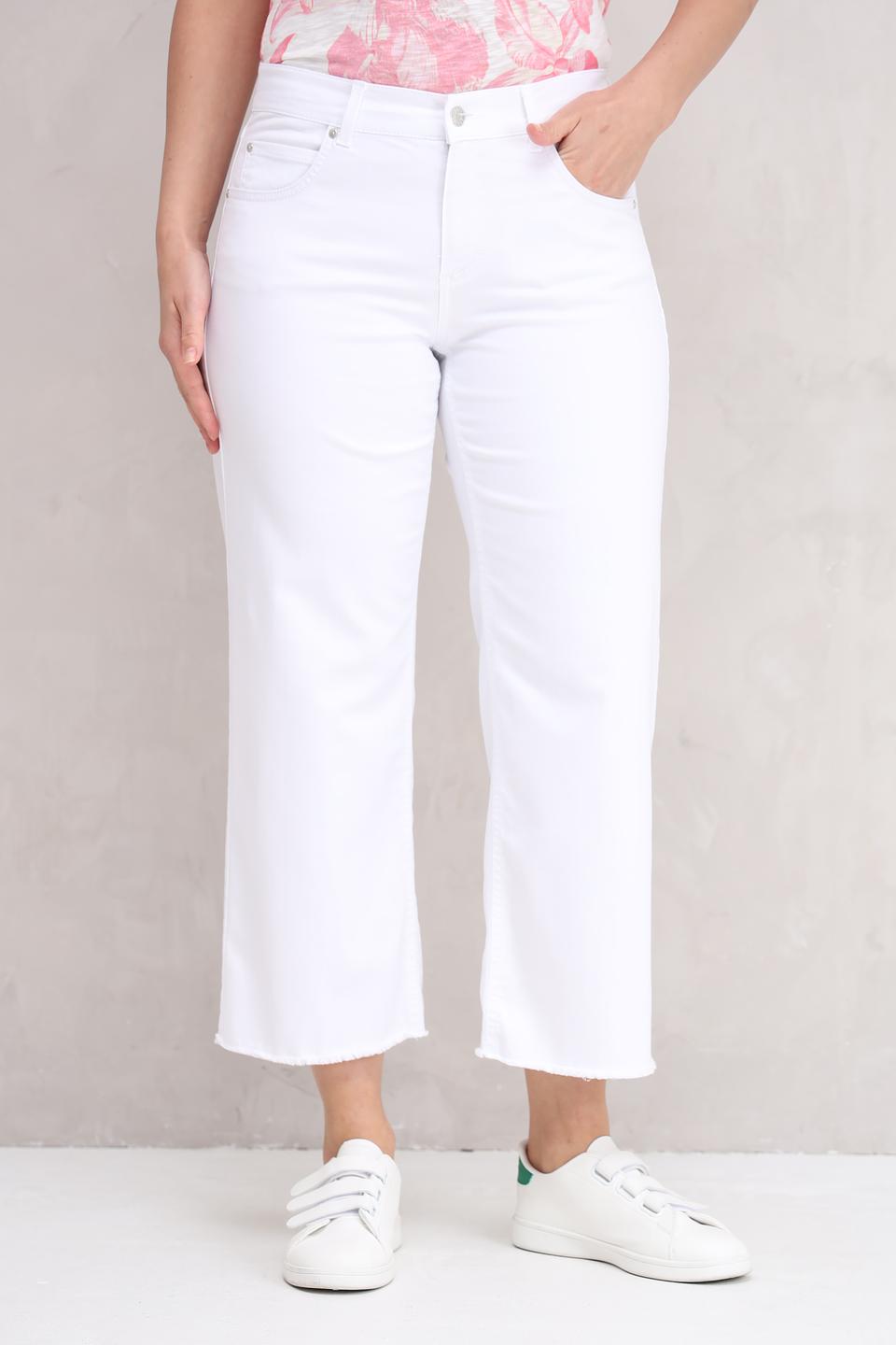 Джинсы Angels укороченные белые