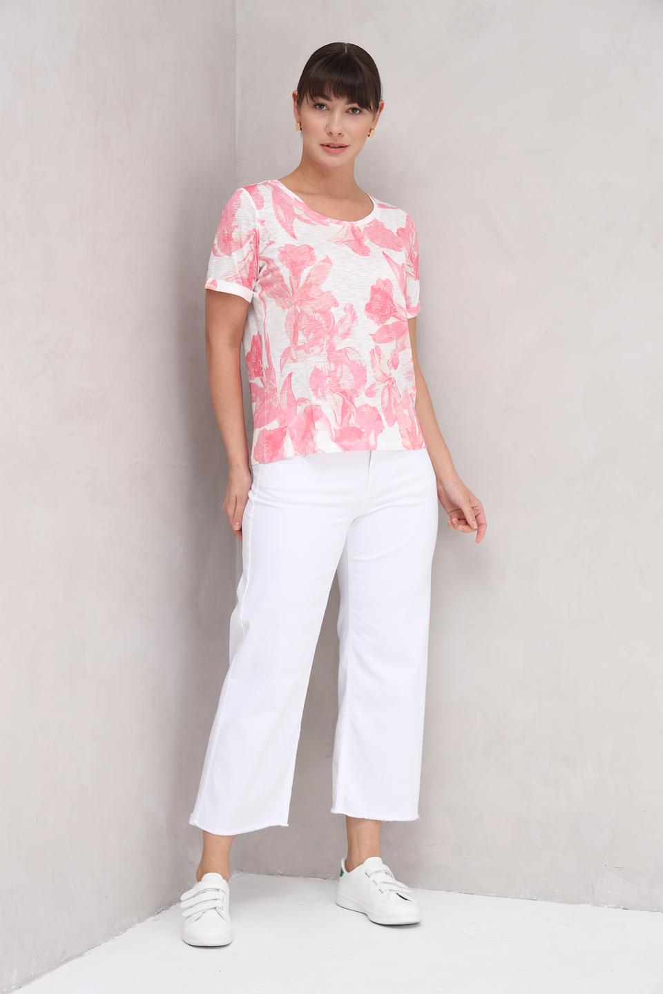 Джинсы Angels укороченные белые