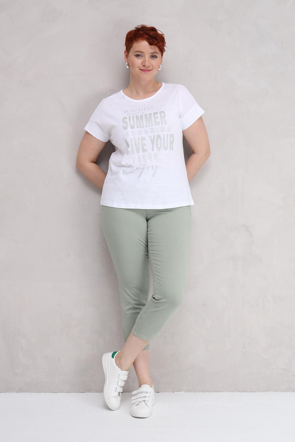 Брюки кюлоты Rabe collection в полоску