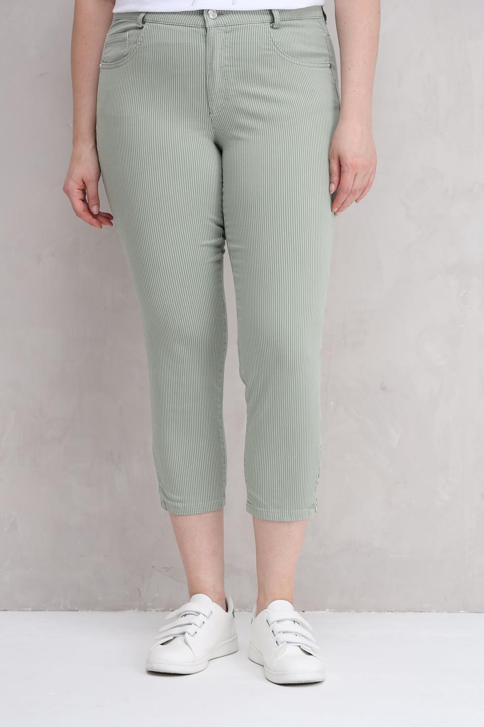 Брюки кюлоты Rabe collection в полоску