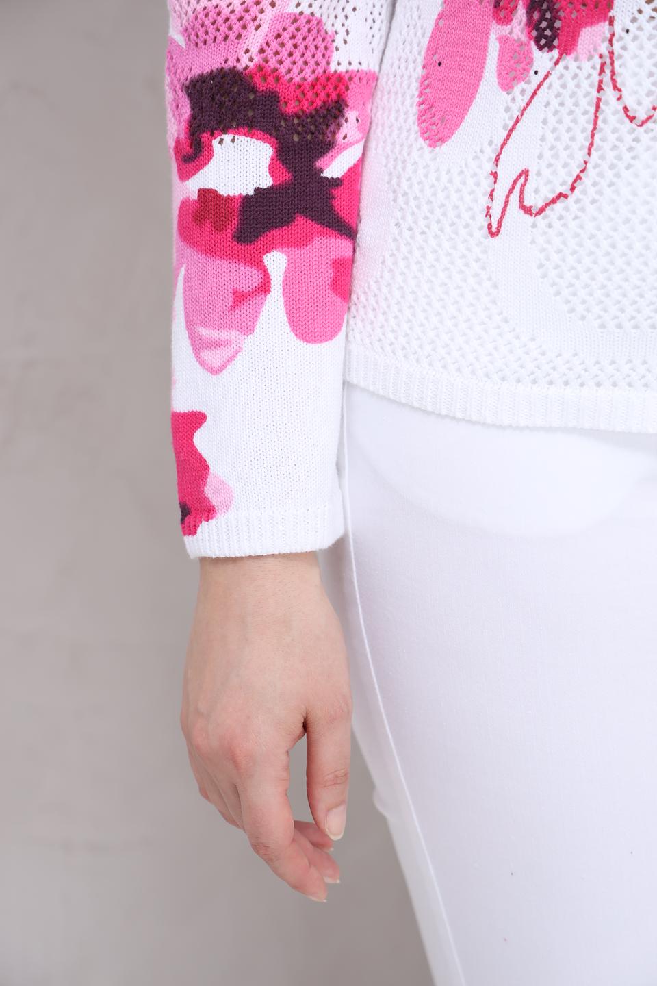 Пуловер Rabe collection с цветами