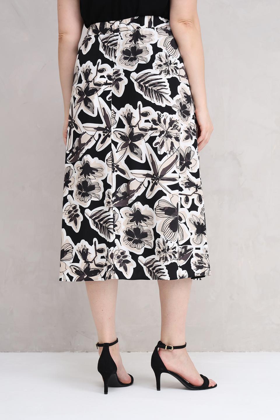 Юбка Lecomte с цветочным принтом
