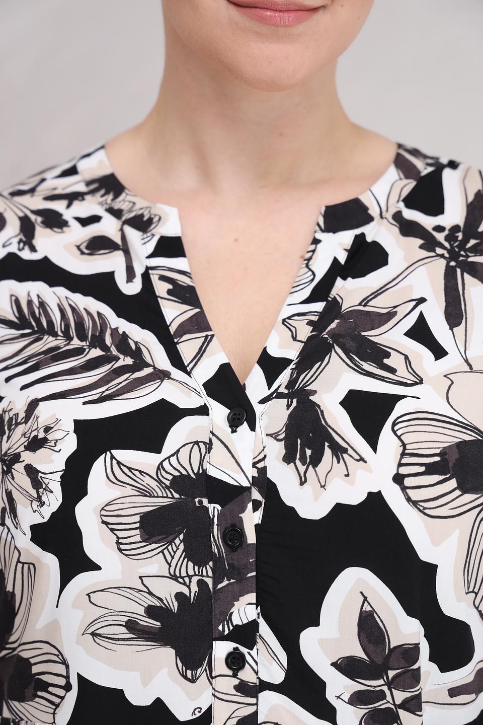 Платье Lecomte с цветочным принтом