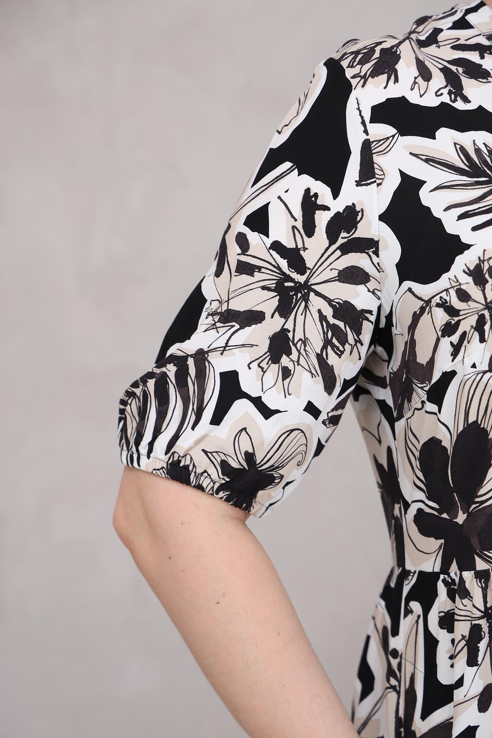 Платье Lecomte с цветочным принтом