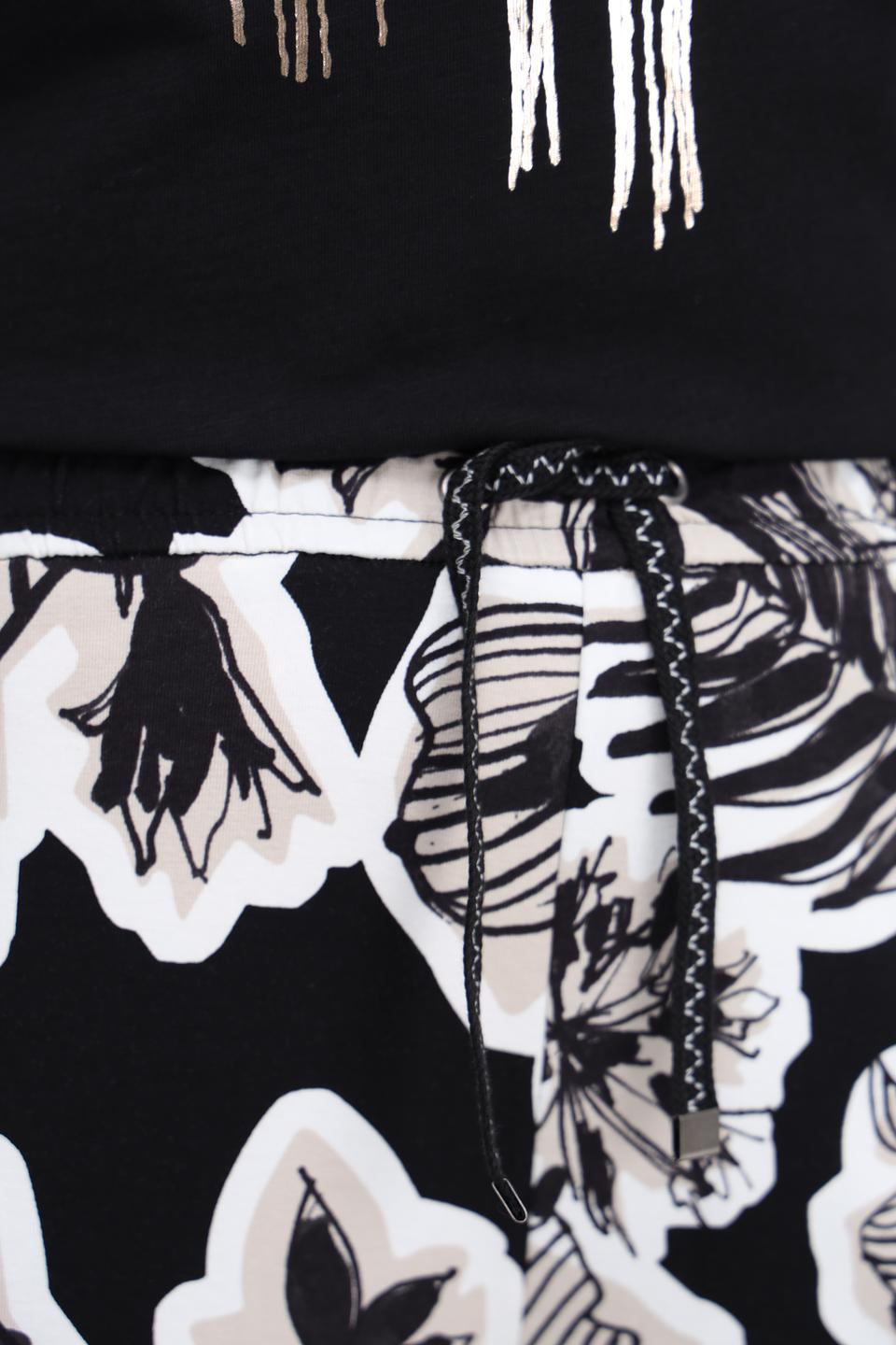 Брюки Lecomte с цветочным принтом