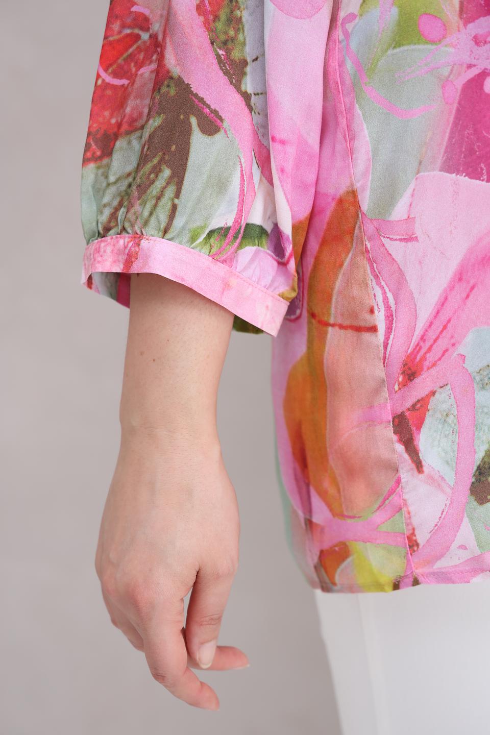 Блуза Lecomte с цветочным принтом