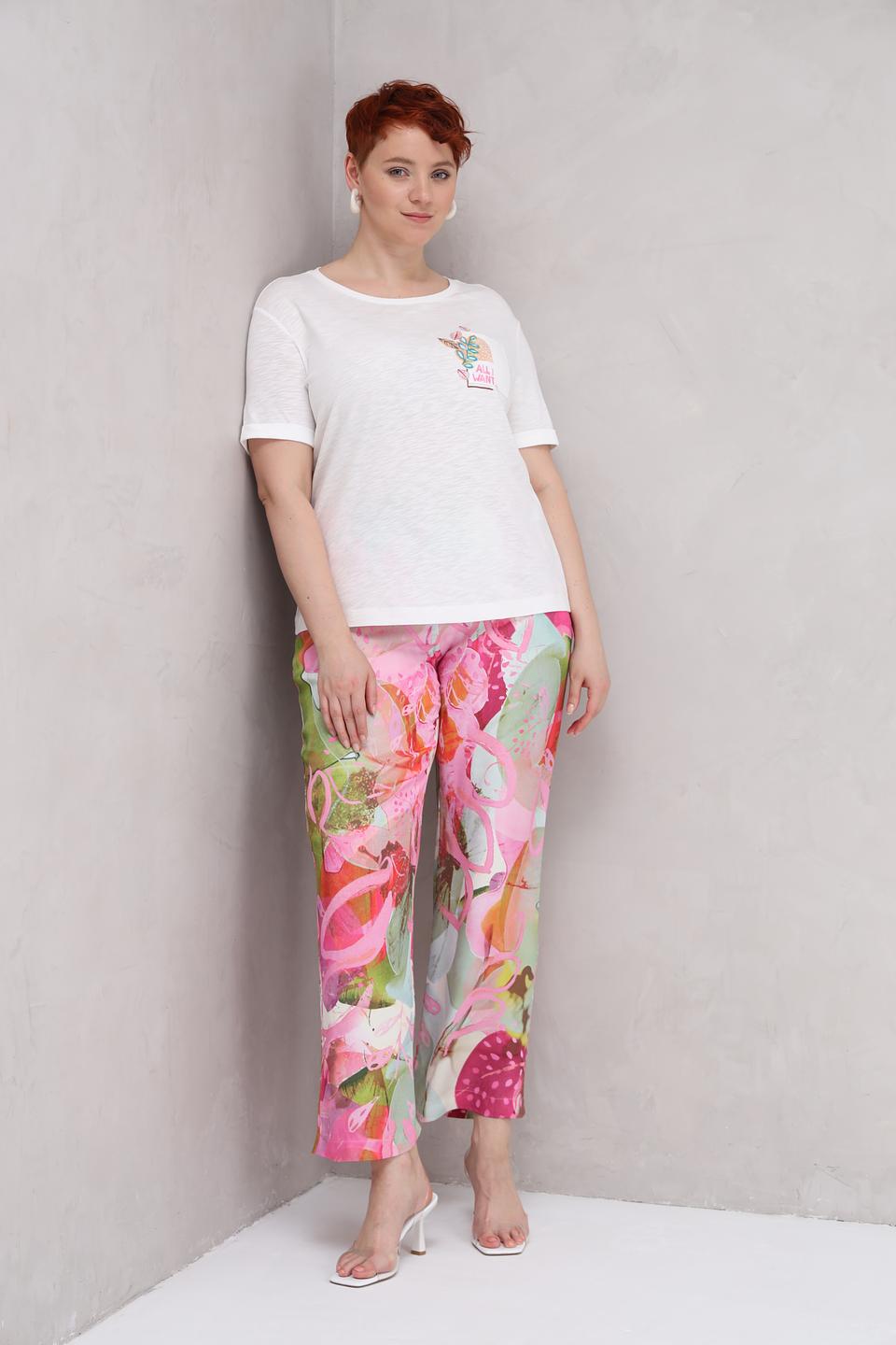 Футболка Lecomte с принтом