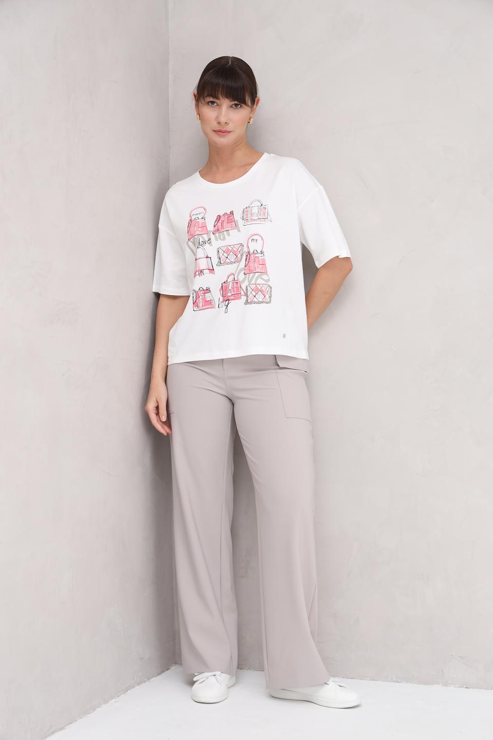 Футболка Monari с принтом сумок