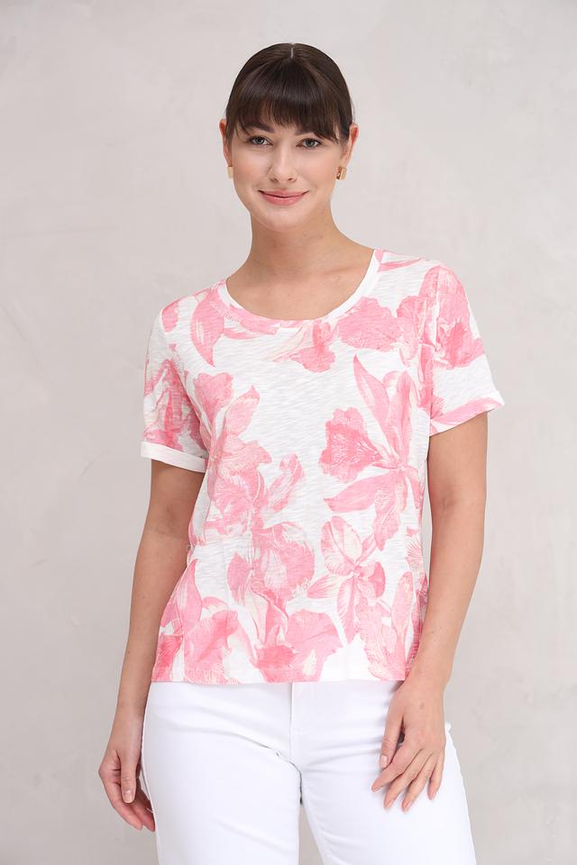 Футболка Monari с цветочным принтом