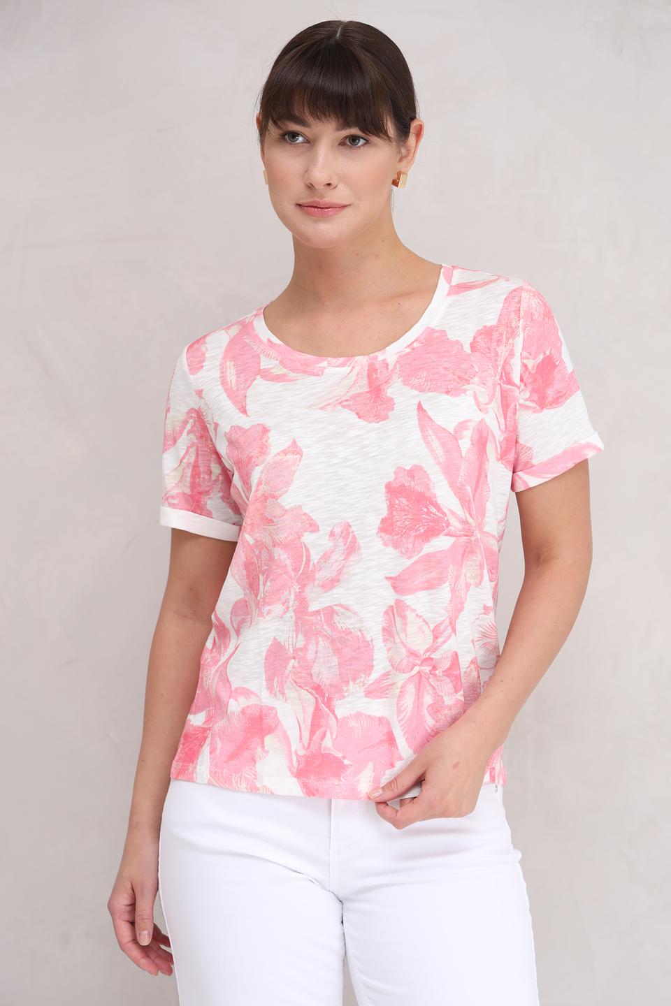 Футболка Monari с цветочным принтом