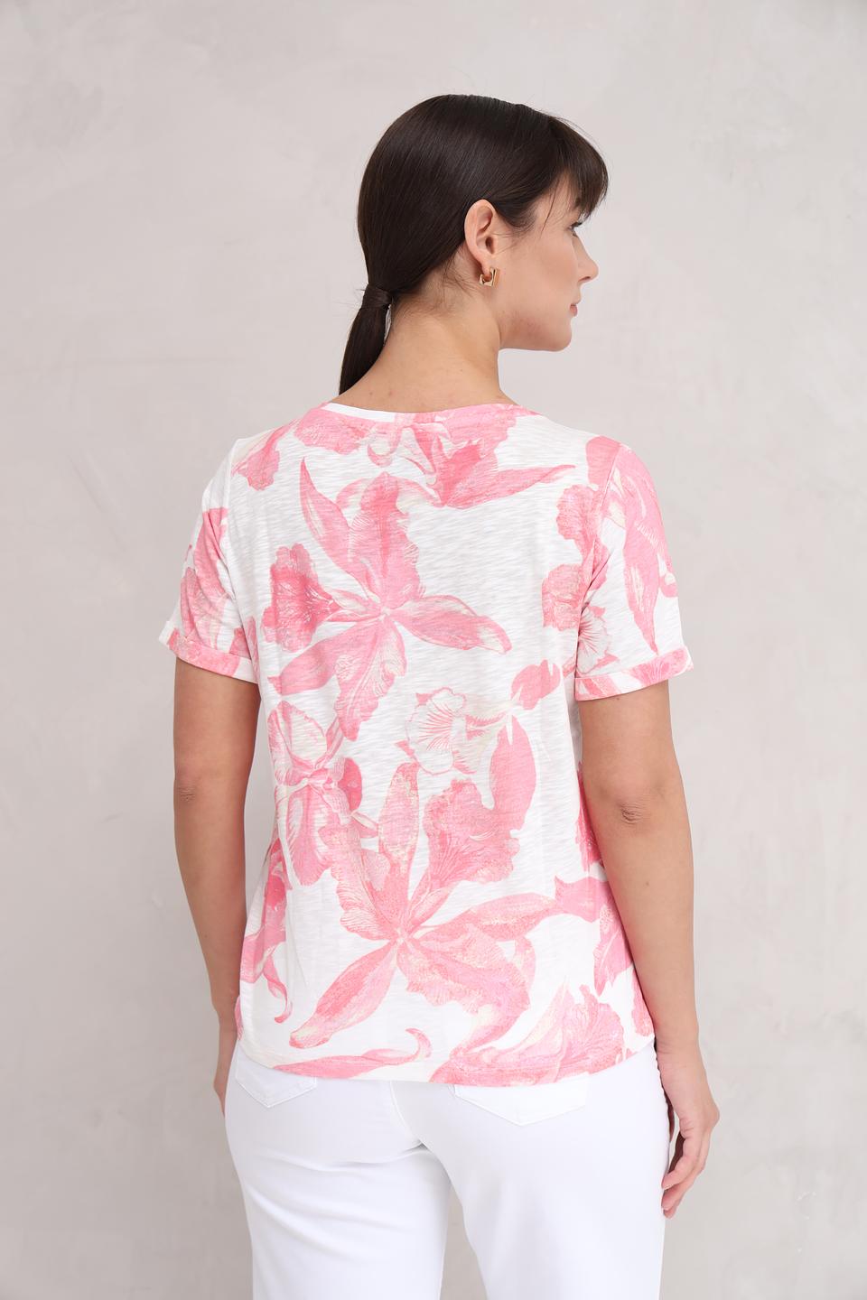 Футболка Monari с цветочным принтом