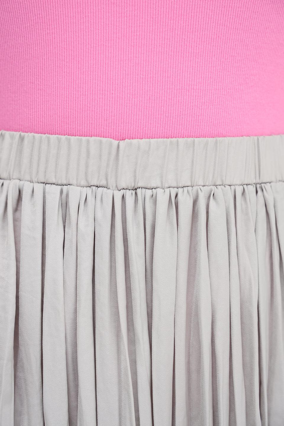 Юбка Lecomte плиссированная серая
