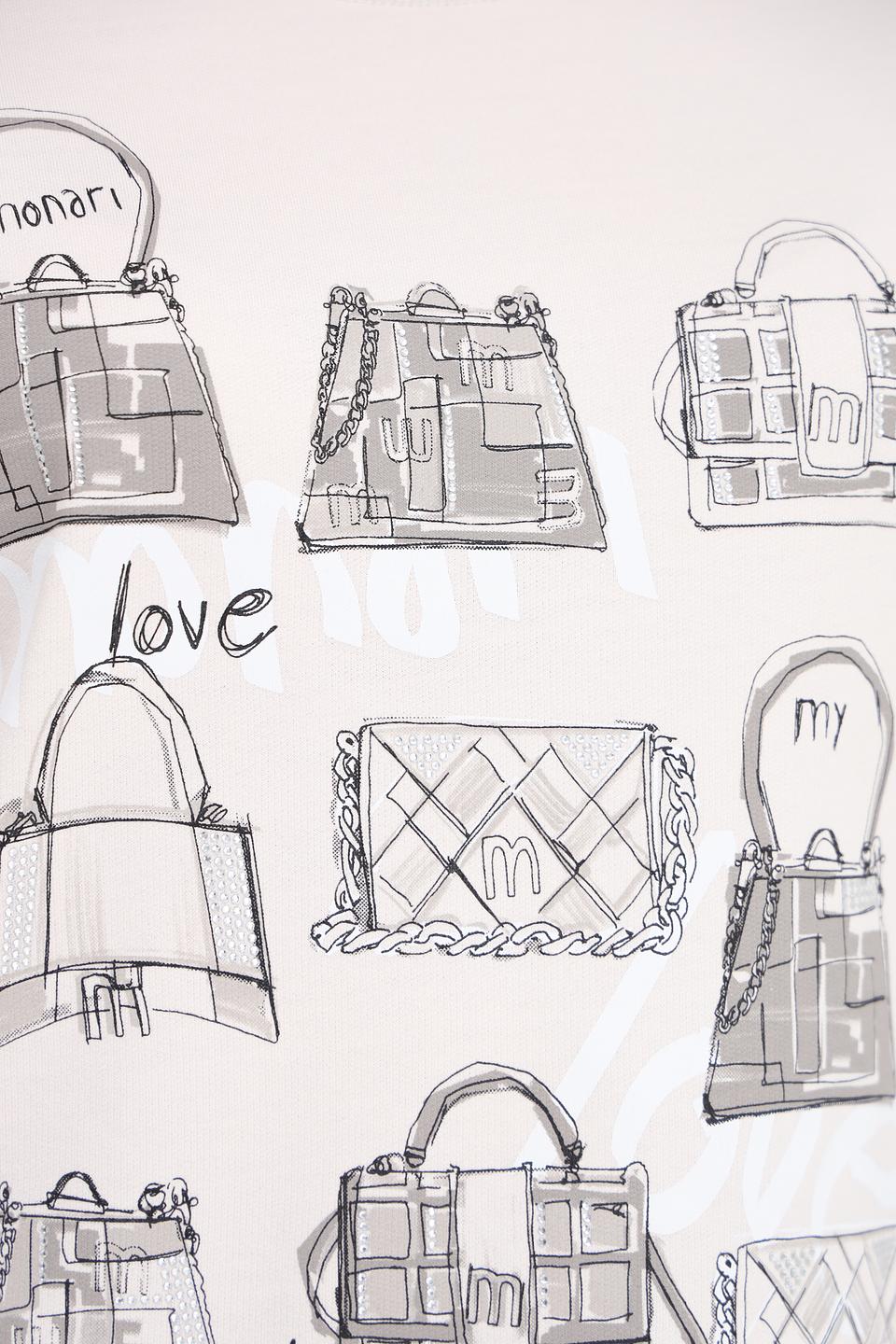 Футболка Monari с принтом сумок