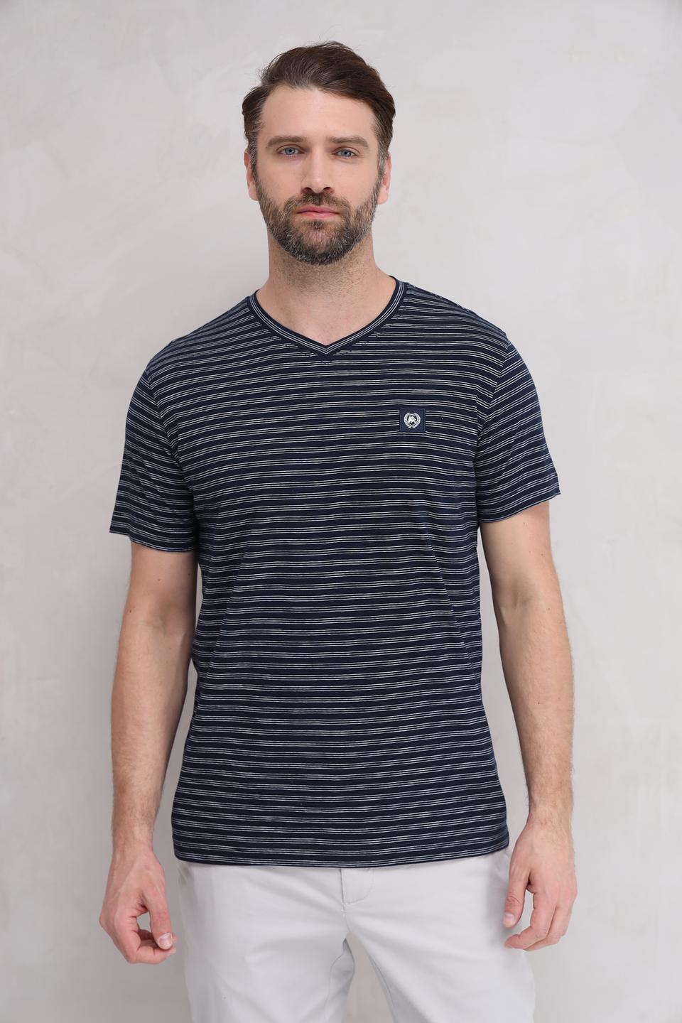 Футболка Lerros полоска V-образный вырез