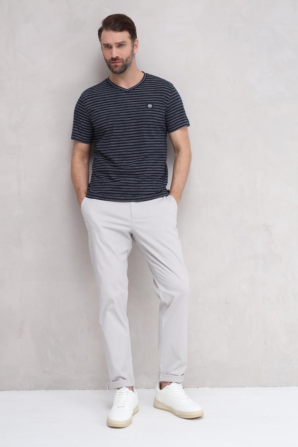 Футболка Lerros полоска V-образный вырез