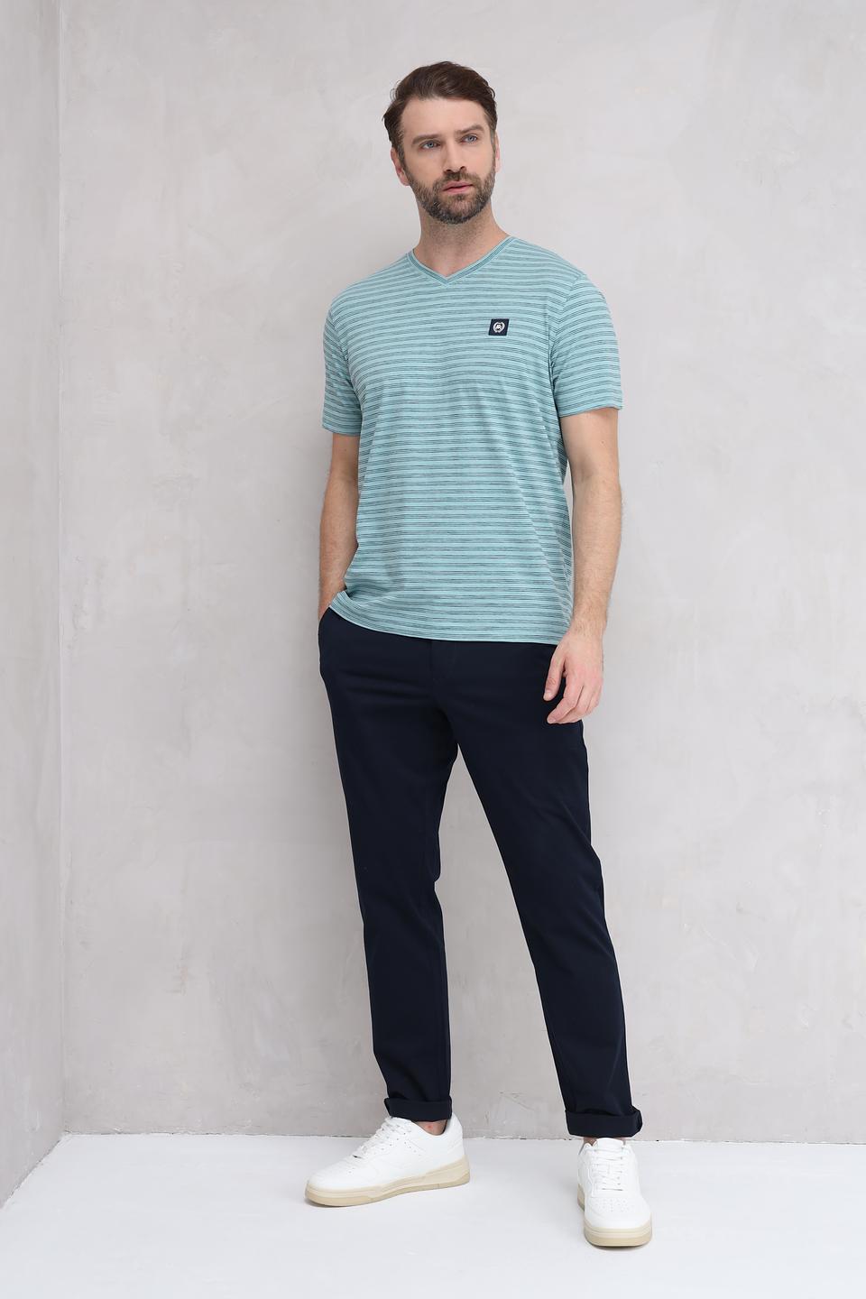 Футболка Lerros полоска V-образный вырез