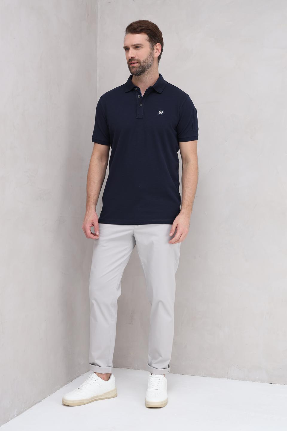 Поло Lerros men тёмно-синее