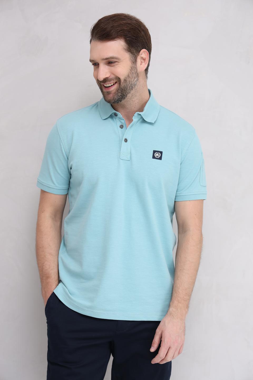 Поло Lerros бирюзовый