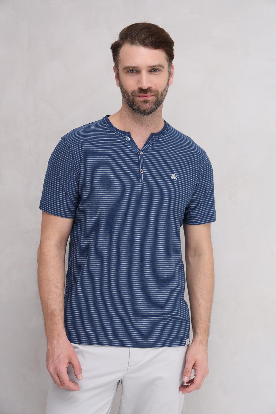 Футболка Lerros полосатая синяя