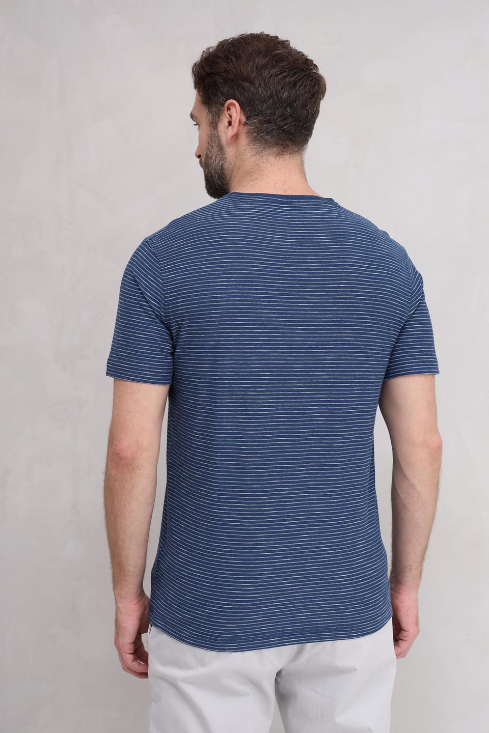Футболка Lerros полосатая синяя