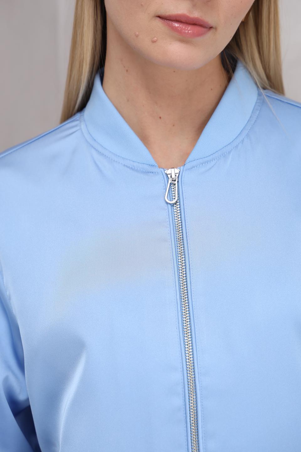 Жакет Tom Tailor бомбер голубой