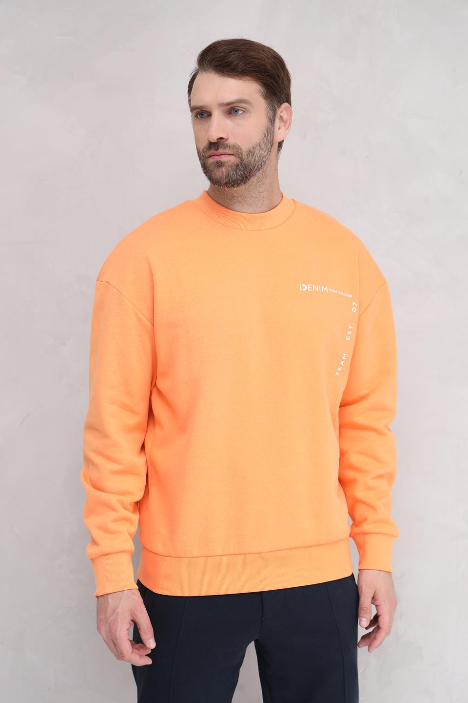 Джемпер Tom Tailor denim оранжевый