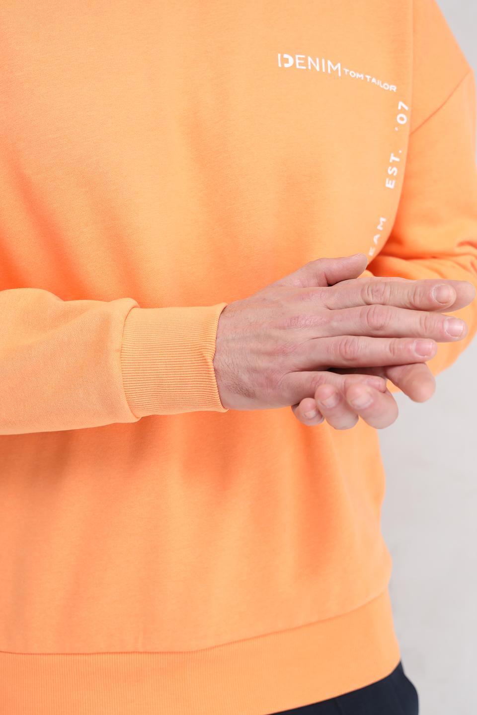 Джемпер Tom Tailor denim оранжевый