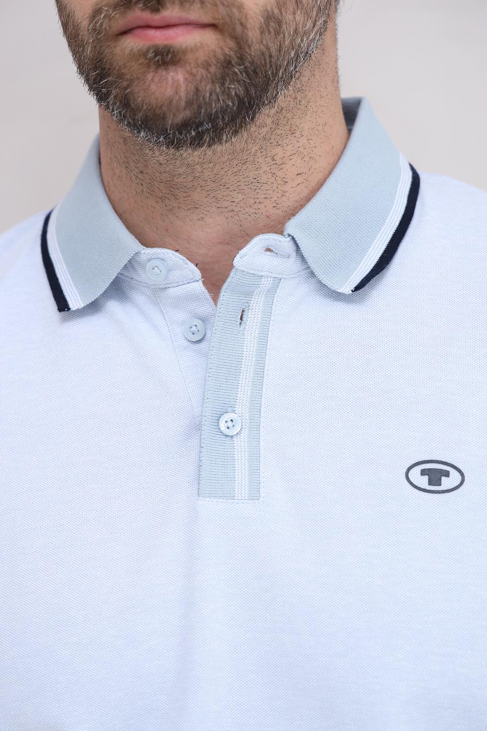 Поло Tom Tailor мужское светло-голубое